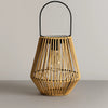 Solar Rattan Lantern – Warm Glow